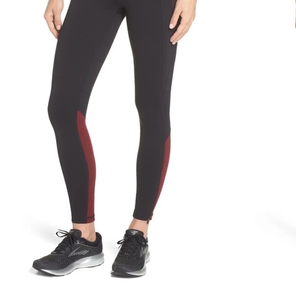 NWT Zella Gossip Ankle Zip Leggings - Picture 1 of 8
